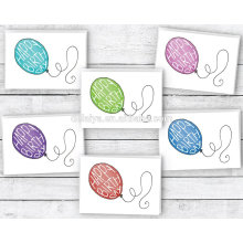 Colorful Birthday Balloons Happy Birthday Greeting Cards